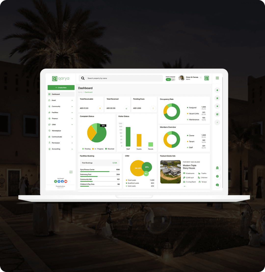 Hudasoft Services Dashboard