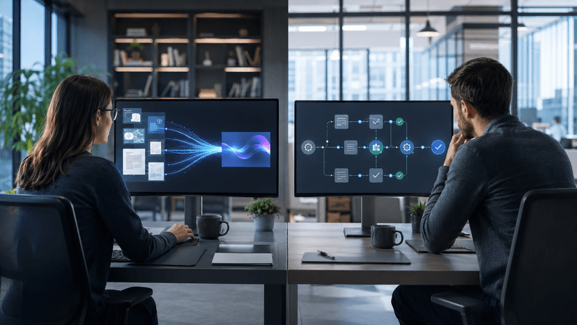 Agentic AI vs Generative AI: Comparing Output, Action, and Control